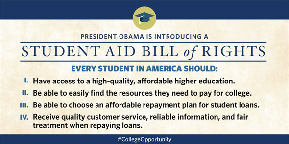 Student Aid Bill of Rights Image